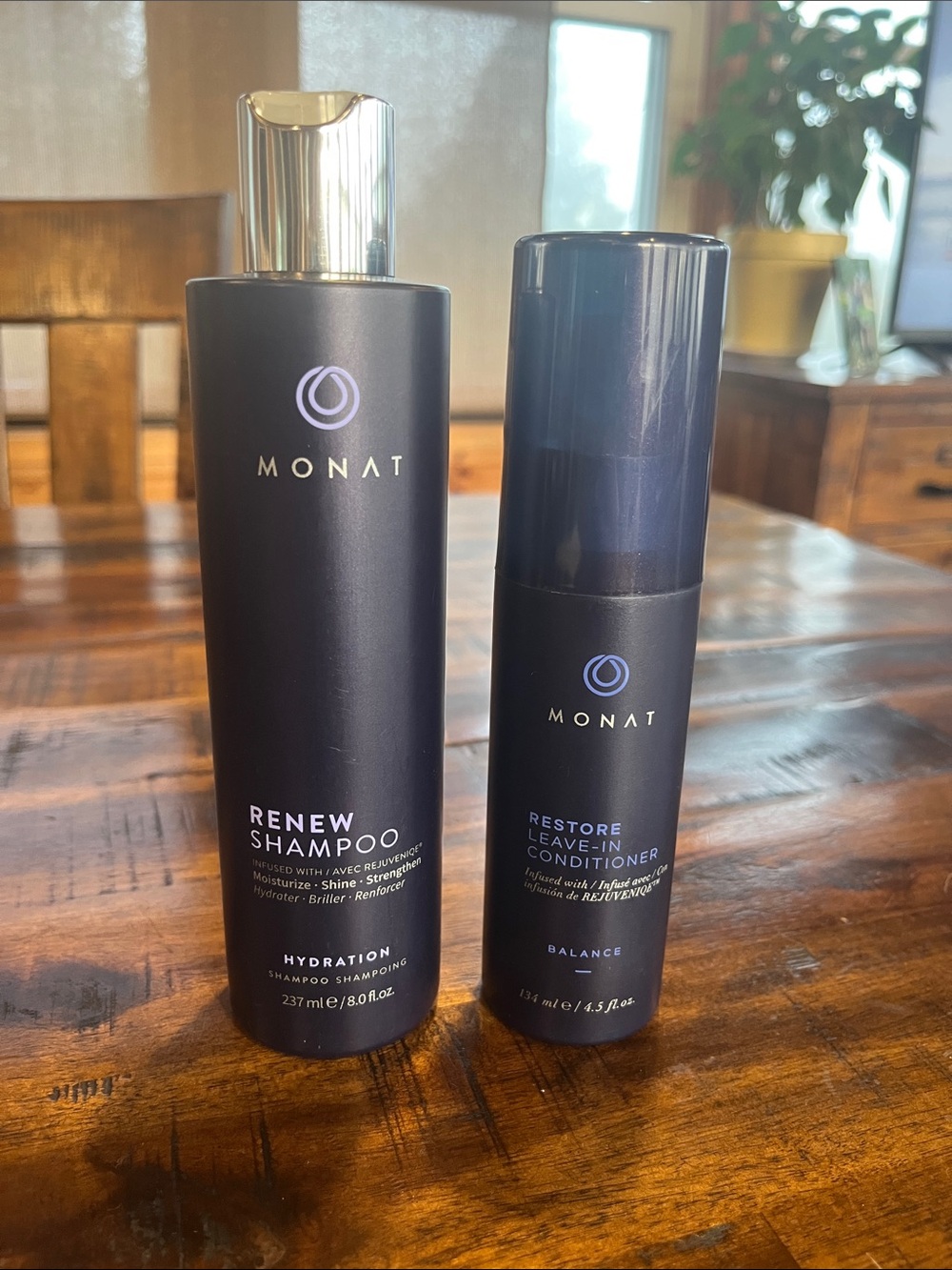 MONAT- Renew Shampoo & Restore Leave-In Conditioner – Navy Blue